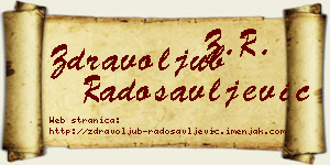 Zdravoljub Radosavljević vizit kartica